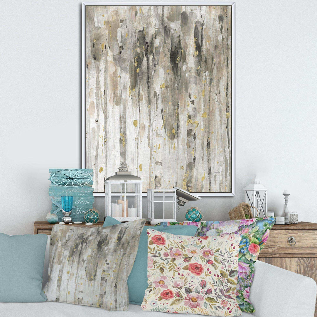 The Modern Grey Forest IV - Farmhouse Wall Art Prints