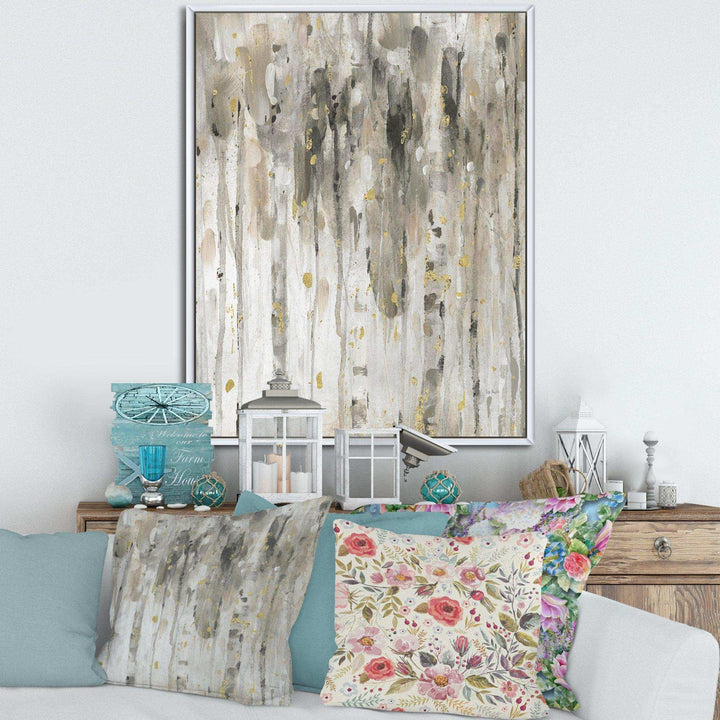 The Modern Grey Forest IV - Farmhouse Wall Art Prints