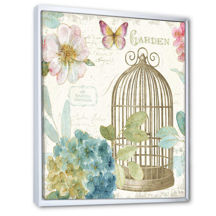 Vintage Floral Birdcage II