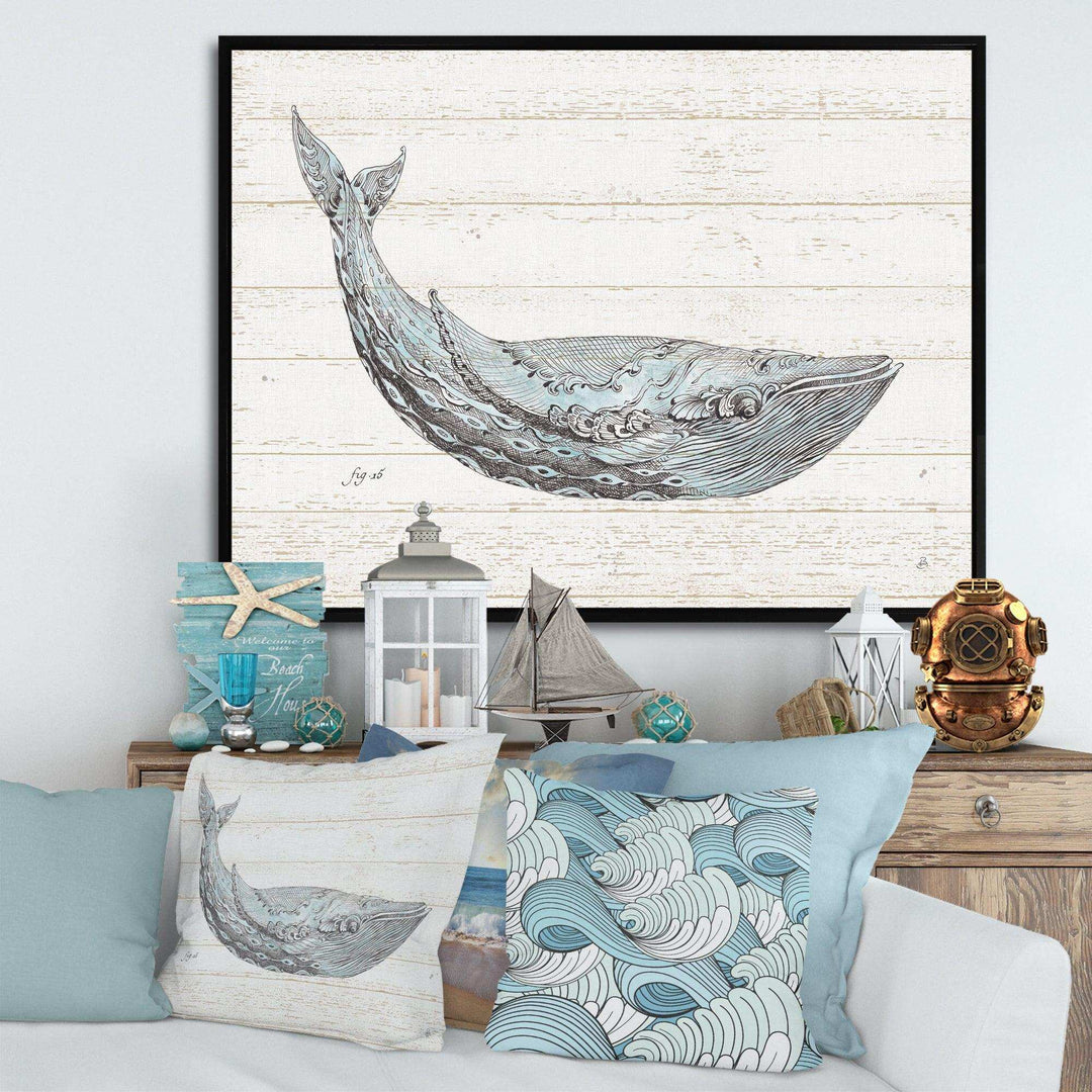 Blue Whale Watercolor