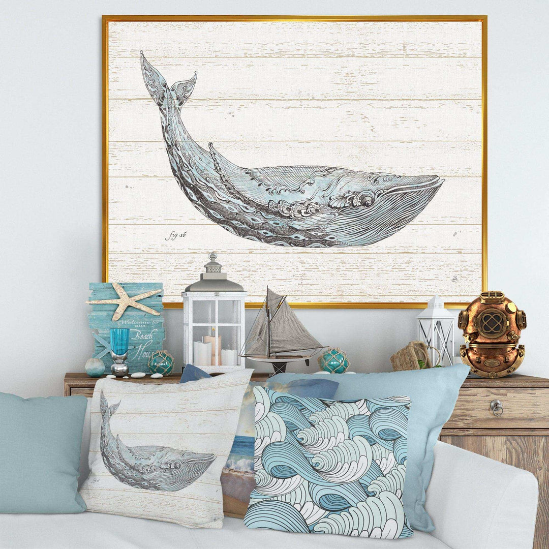 Blue Whale Watercolor