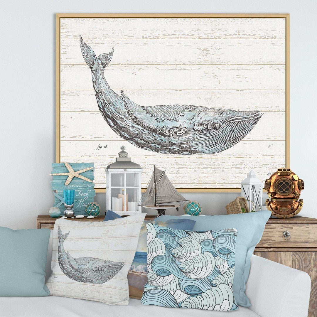 Blue Whale Watercolor