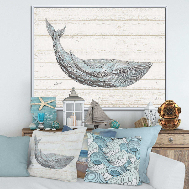Blue Whale Watercolor