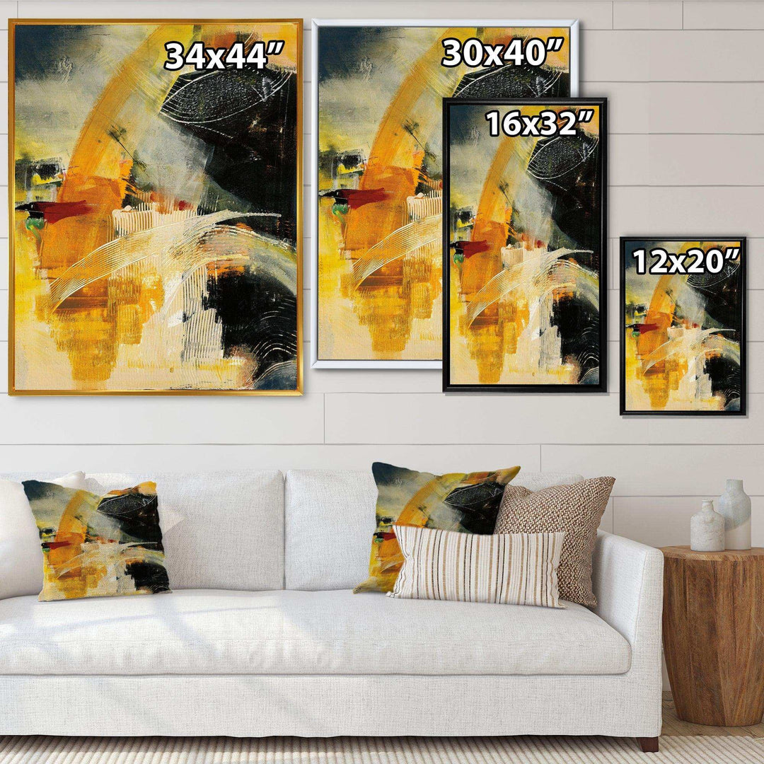 End of the Orange Rainbow II - Traditional Canvas Wall Art