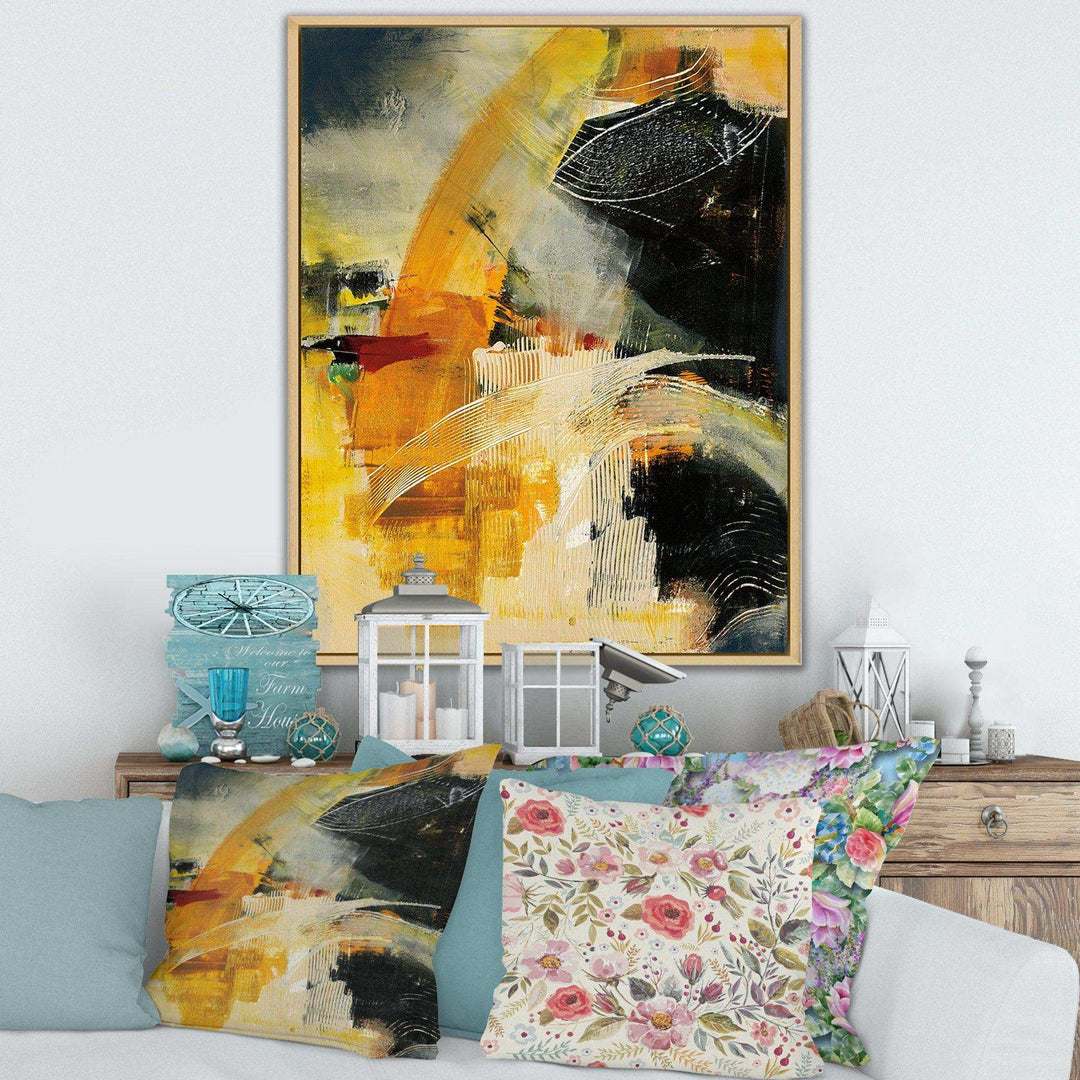 End of the Orange Rainbow II - Traditional Canvas Wall Art