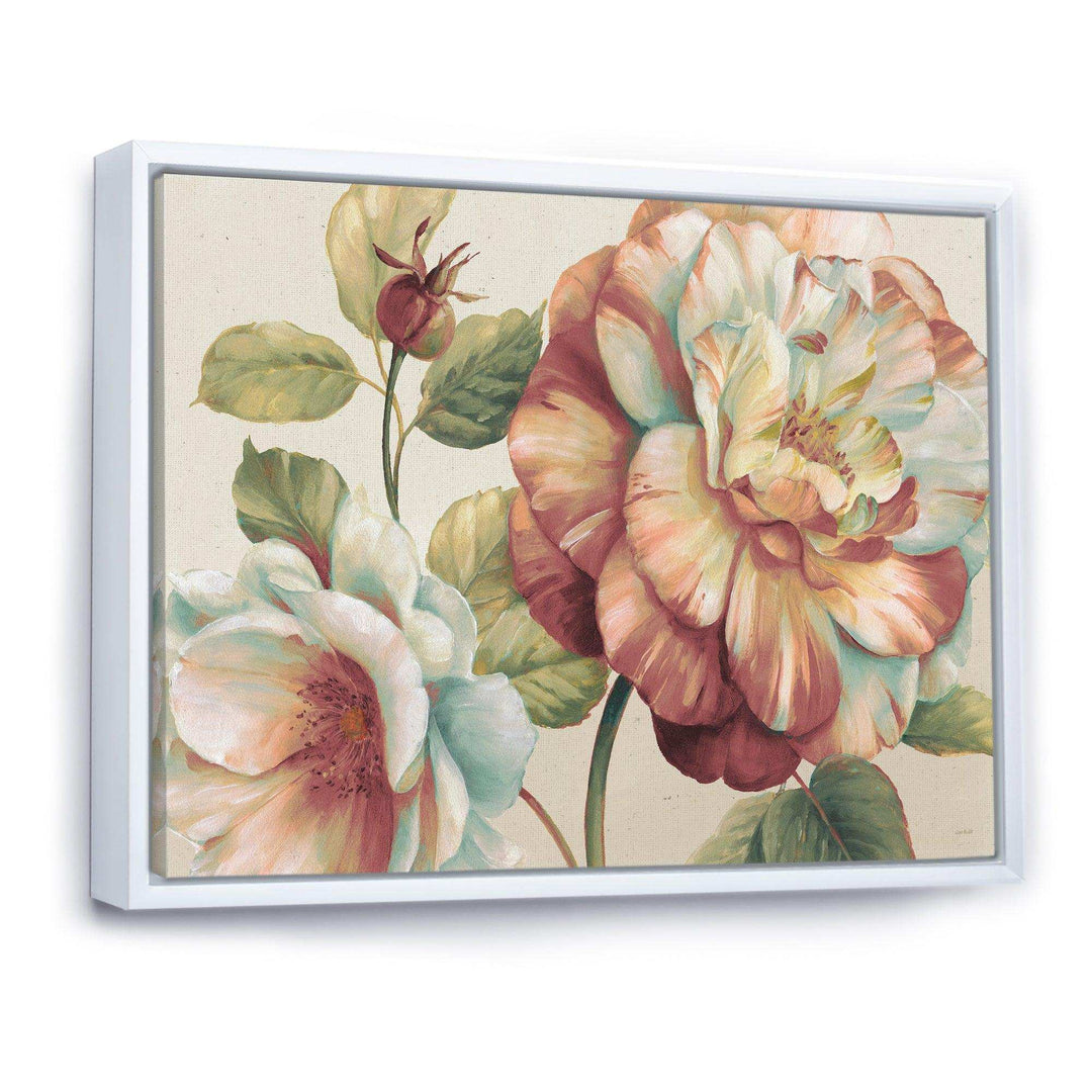 Romantic Dark Rose Blossing Flowers