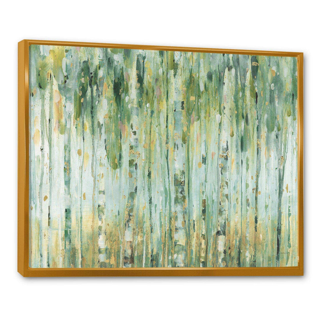 Golden Birch Forest V - Farmhouse Wall Art Prints