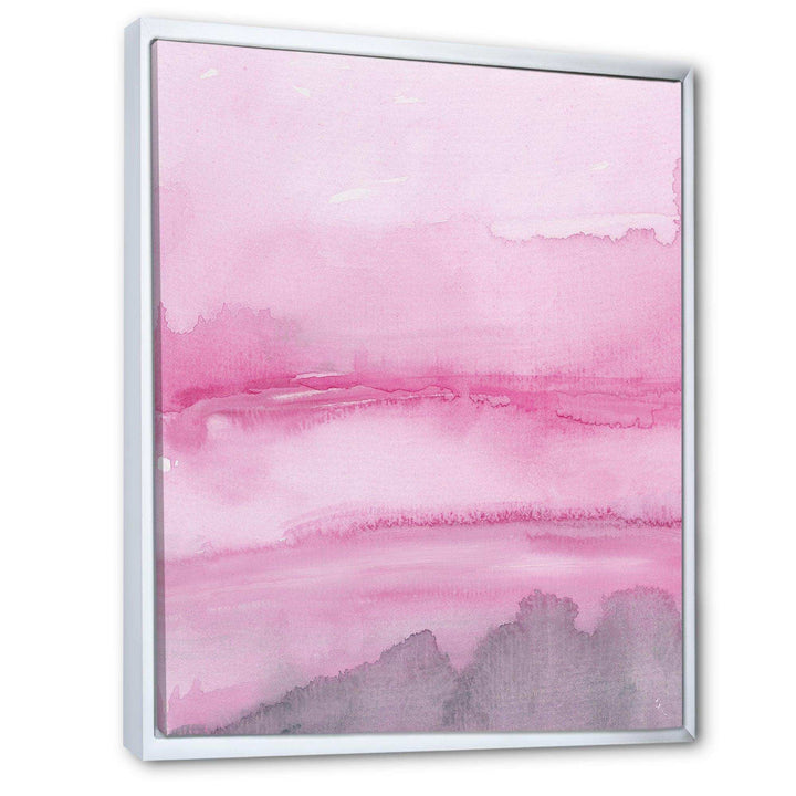 Pink Abstract Watercolor - Shabby Chic Wall Art Prints