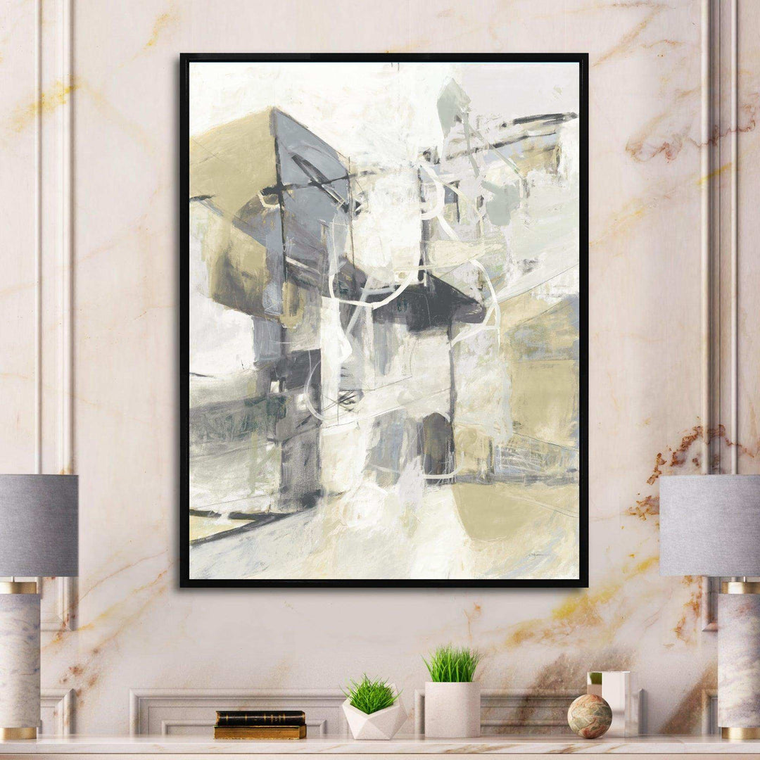 Glam Cream Dream IV - Modern Bedroom Wall Art