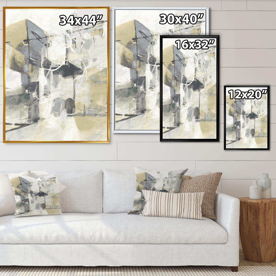 Glam Cream Dream IV - Modern Bedroom Wall Art