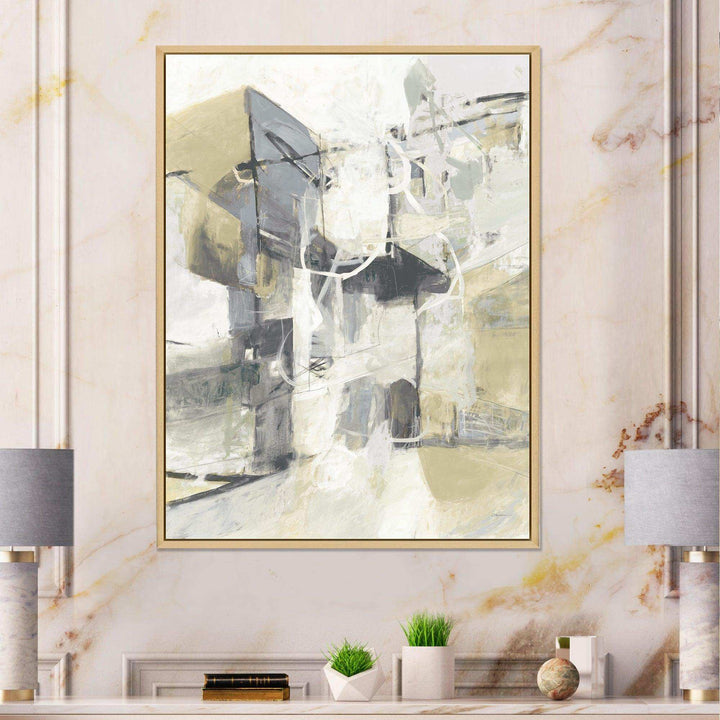 Glam Cream Dream IV - Modern Bedroom Wall Art