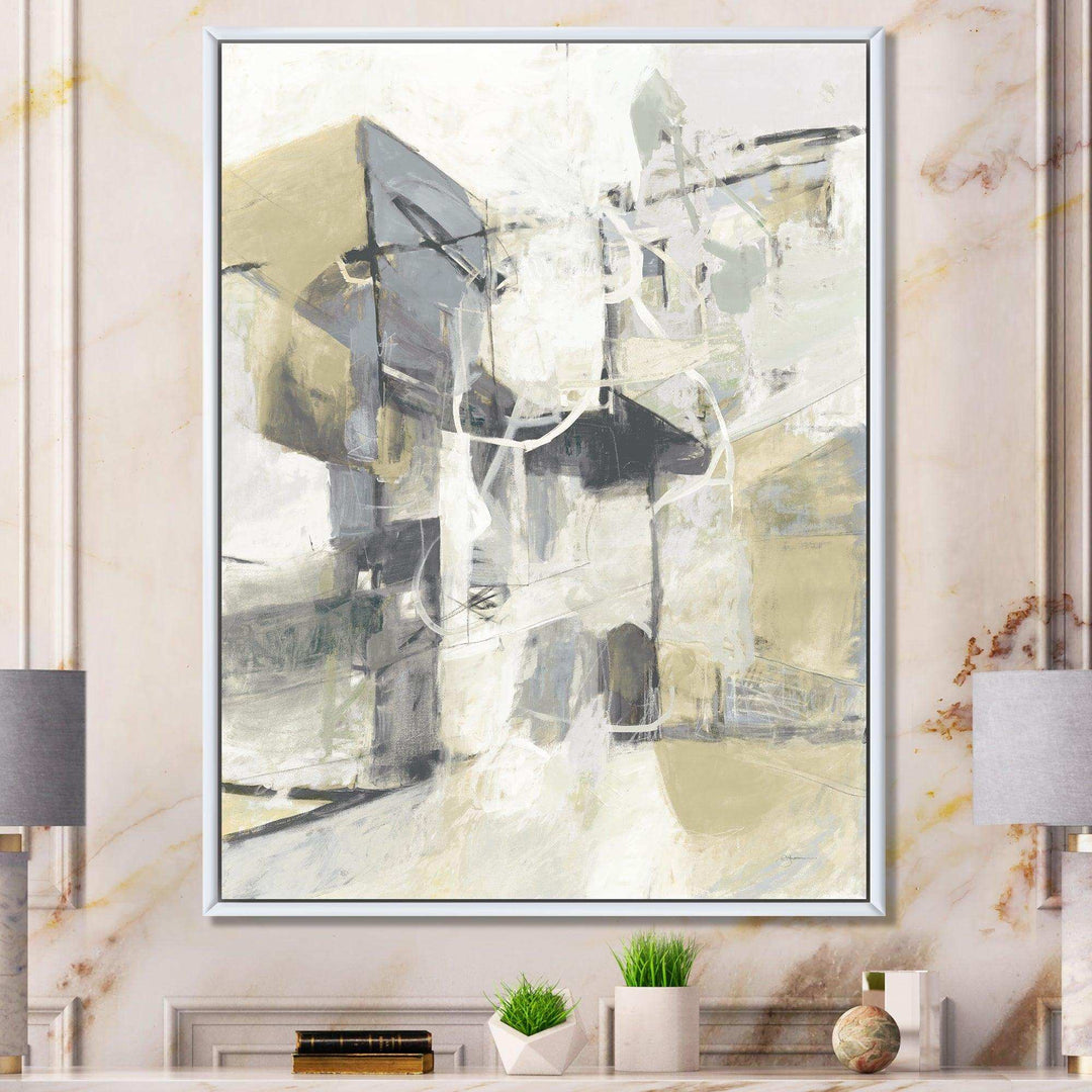 Glam Cream Dream IV - Modern Bedroom Wall Art