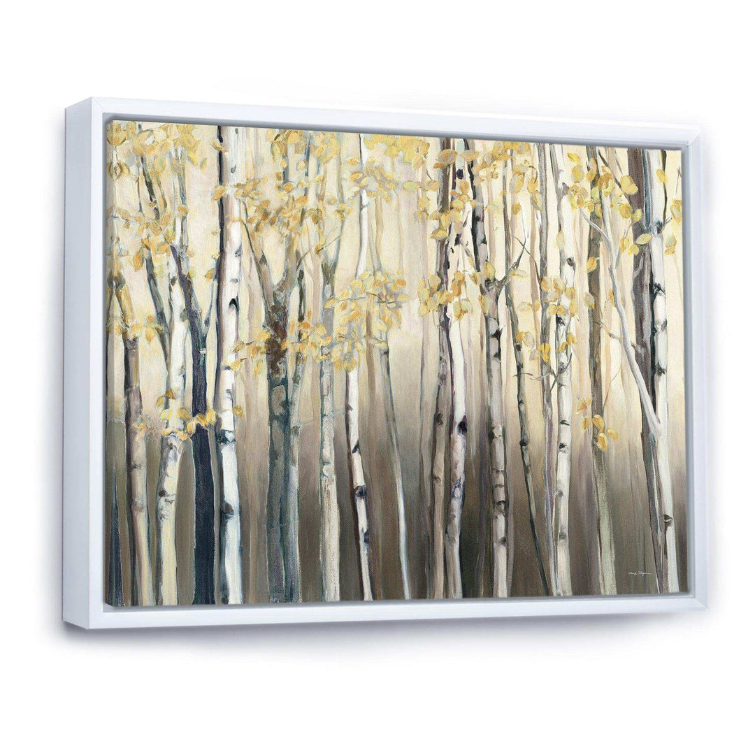 Golden Birch Forest I - Traditional Canvas Wall Art