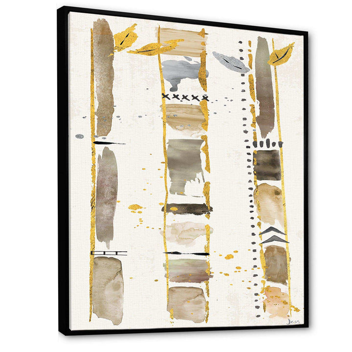 Golden Birch Forest VI - Traditional Canvas Wall Art