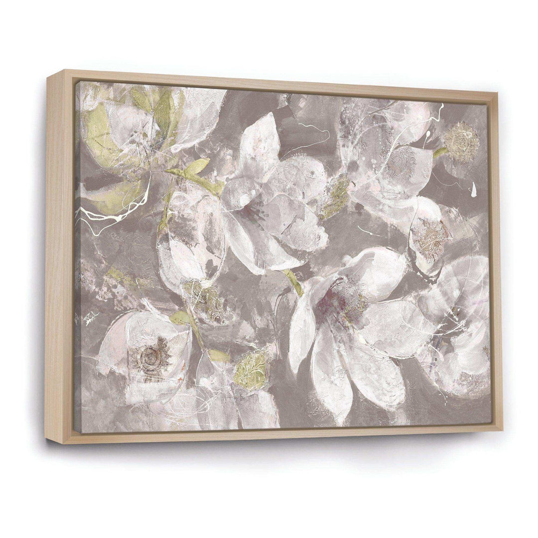 Beige And Brown Blossiming Flowers - Traditional Wall Art Prints