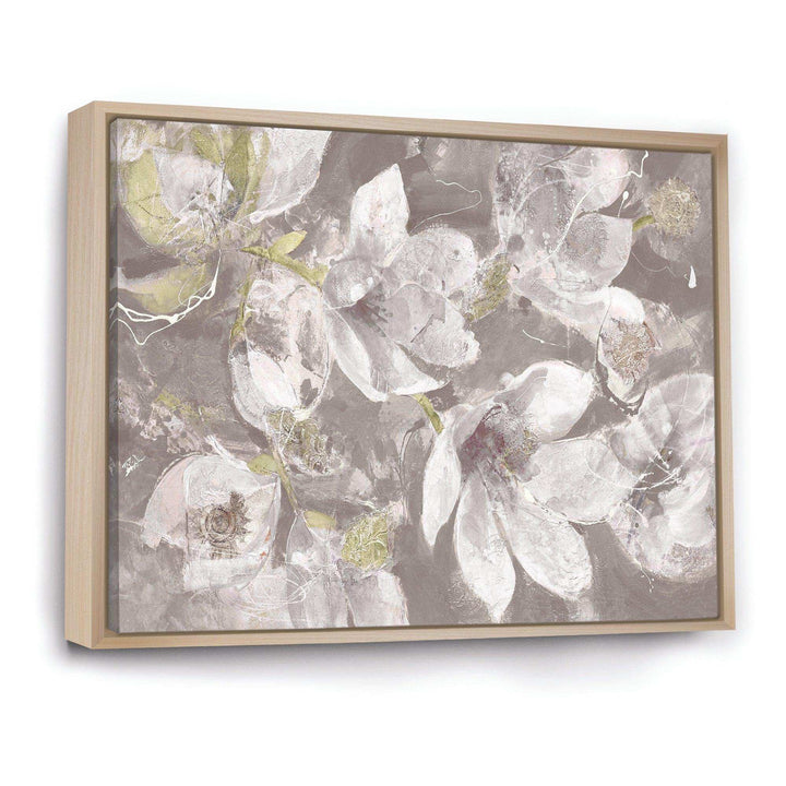 Beige And Brown Blossiming Flowers - Traditional Wall Art Prints