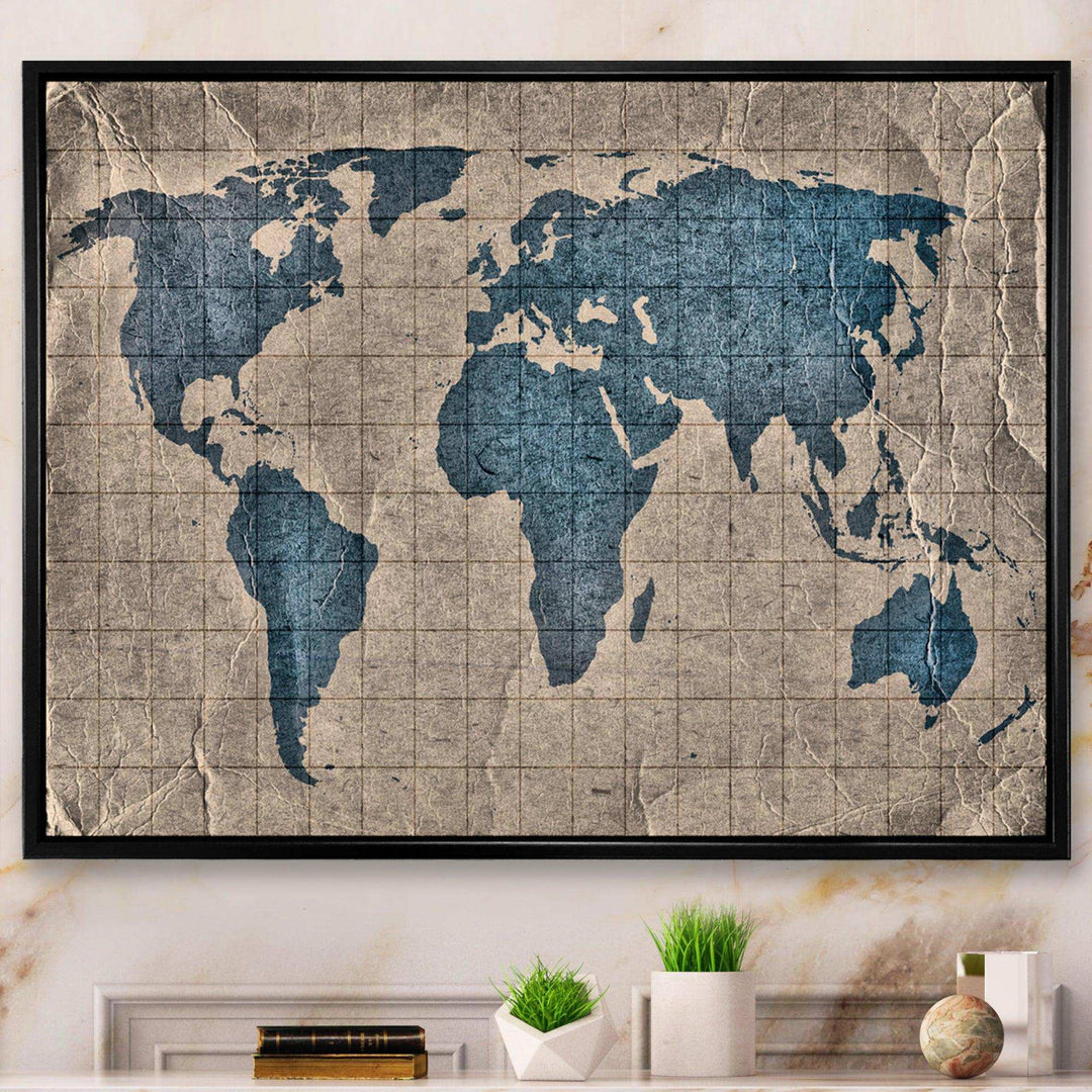 Ancient Map of The World I