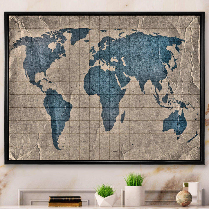 Ancient Map of The World I
