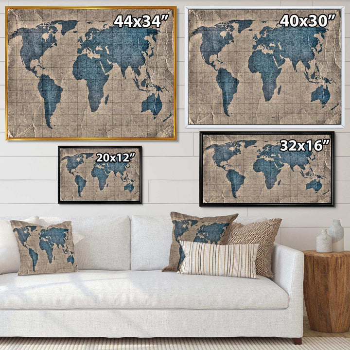 Ancient Map of The World I