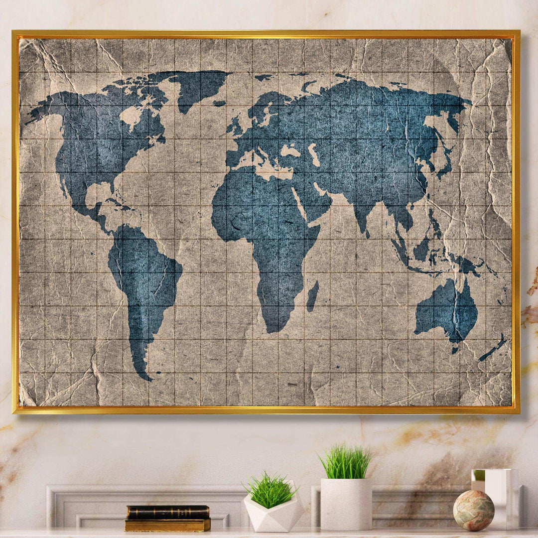 Ancient Map of The World I