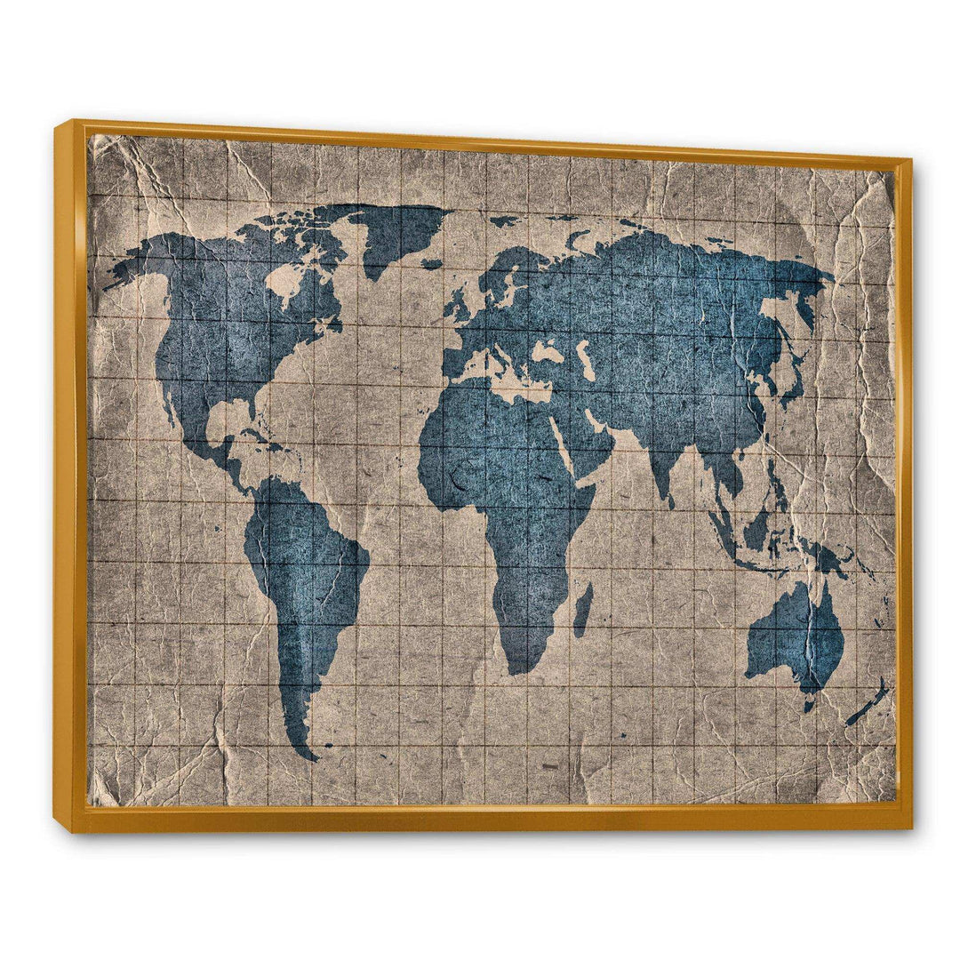 Ancient Map of The World I