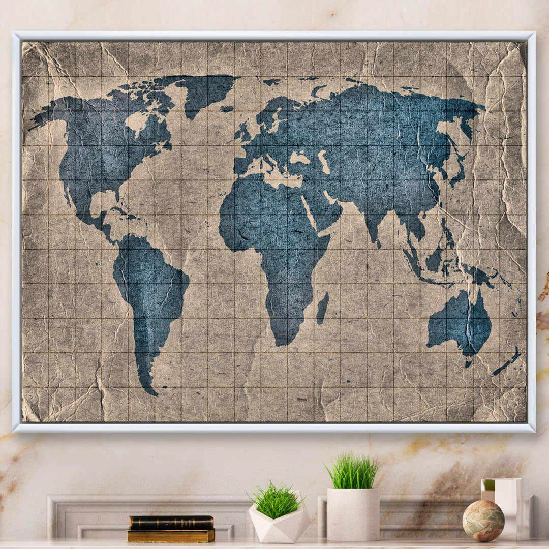 Ancient Map of The World I