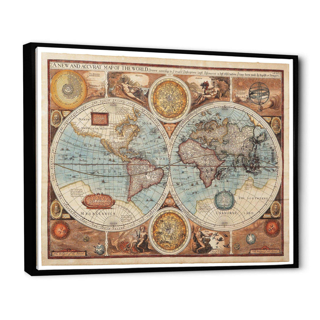 Ancient Map of The World VIII