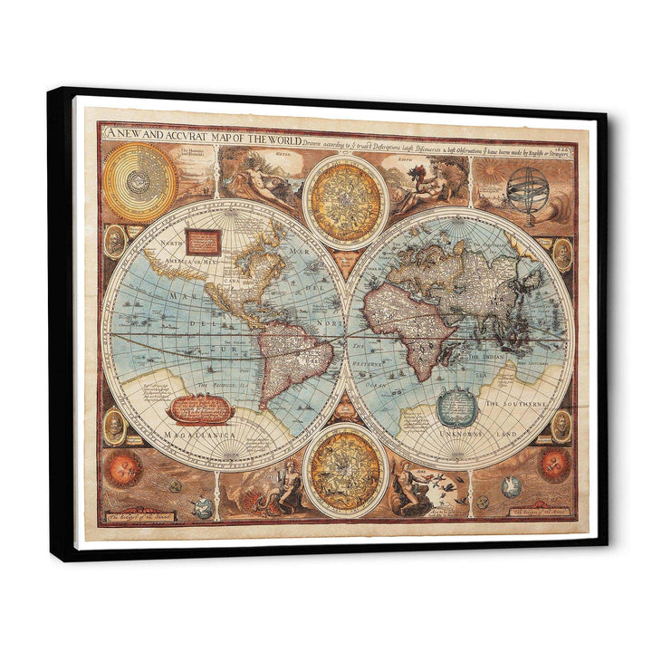 Ancient Map of The World VIII