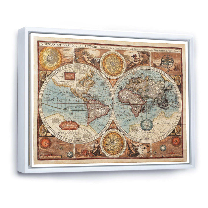 Ancient Map of The World VIII