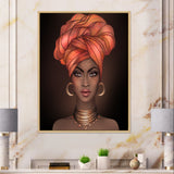 African American Woman with Turban V