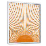 Orange Sun Print III