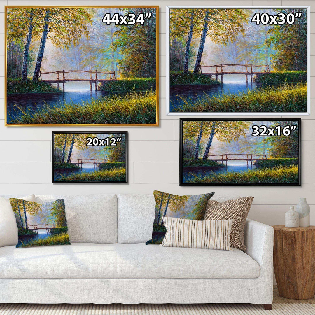 Morning Sunlight and The Awakening Spring Forest