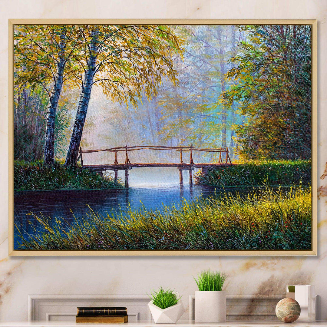 Morning Sunlight and The Awakening Spring Forest