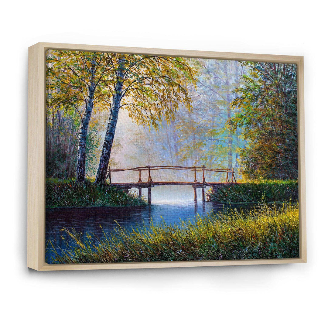 Morning Sunlight and The Awakening Spring Forest