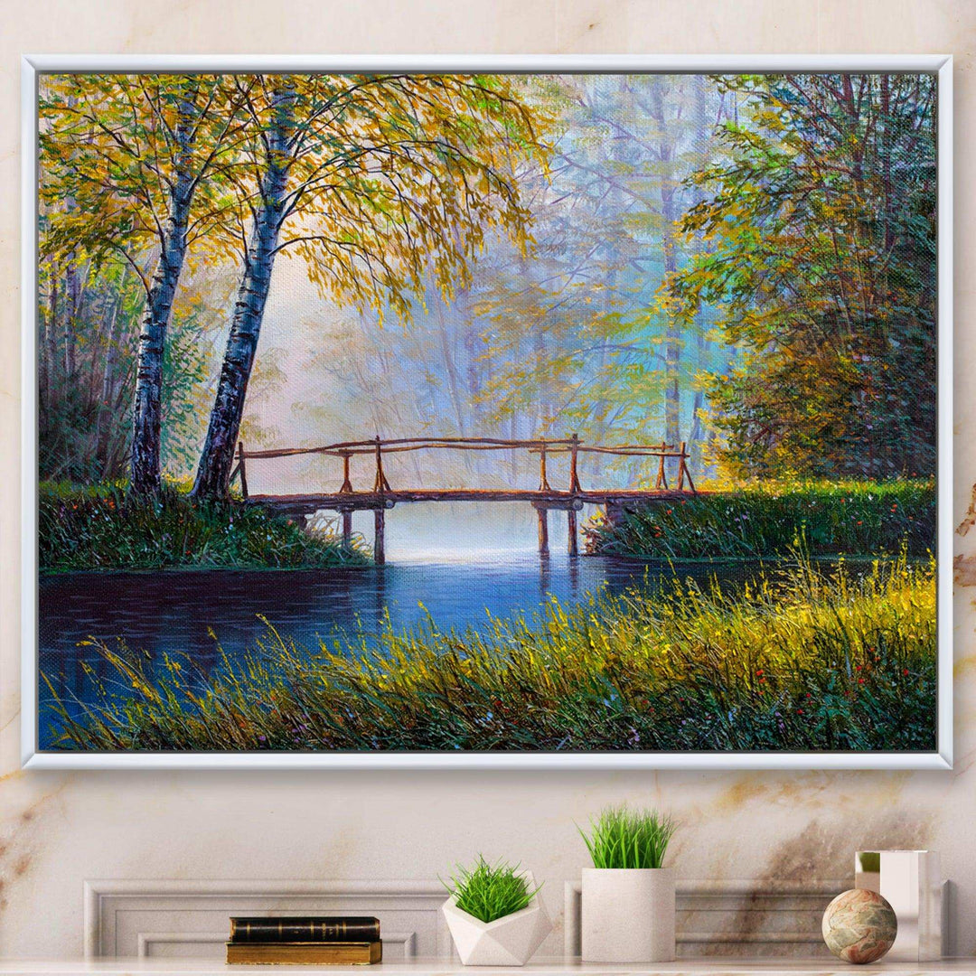 Morning Sunlight and The Awakening Spring Forest