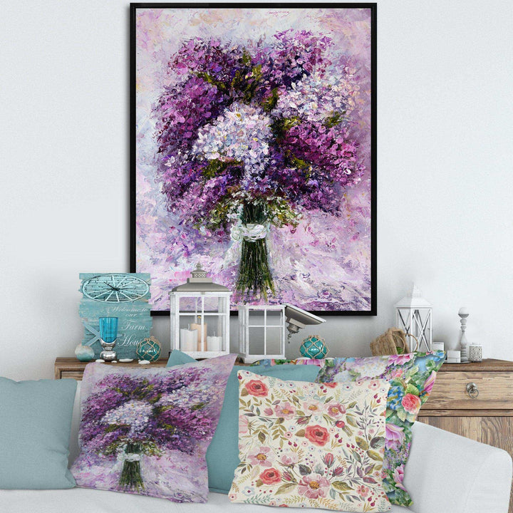 Purple Hyacinth Bouquet - Traditional Wall Art Prints