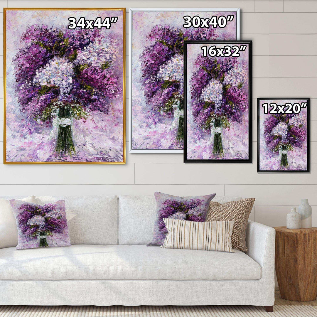 Purple Hyacinth Bouquet - Traditional Wall Art Prints