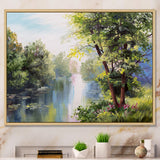 Landscape - Lake In The Forest Summer Day