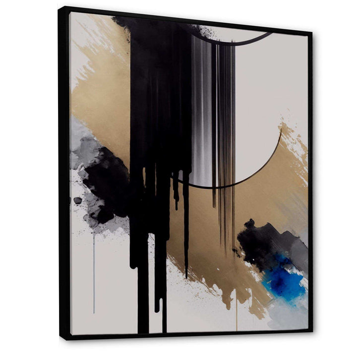 Blue Minimalist Abstract I - Modern Canvas Wall Art