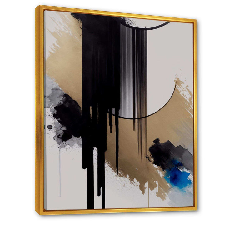 Blue Minimalist Abstract I - Modern Canvas Wall Art