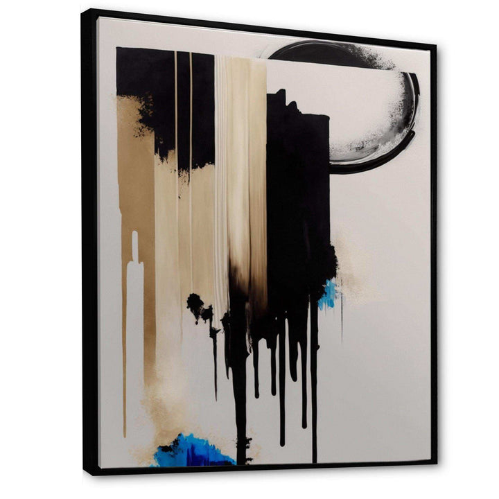 Blue Minimalist Abstract IV - Modern Bedroom Wall Art