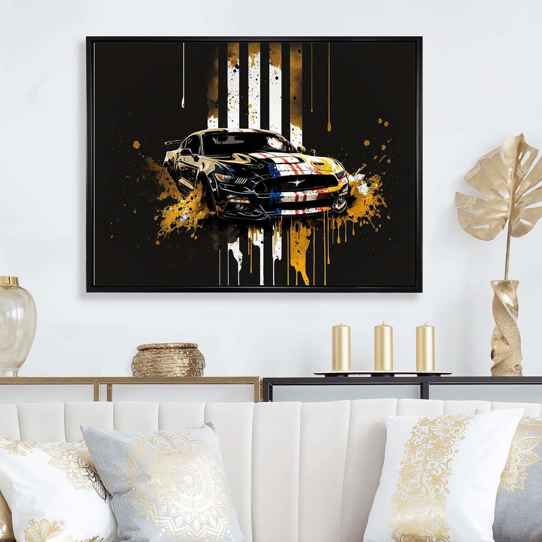 Black And Gold American Muscle I