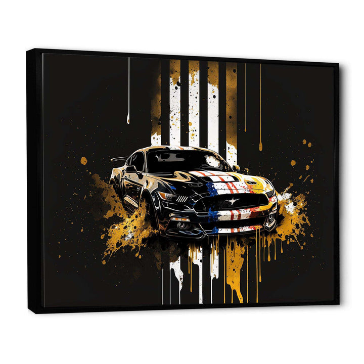 Black And Gold American Muscle I