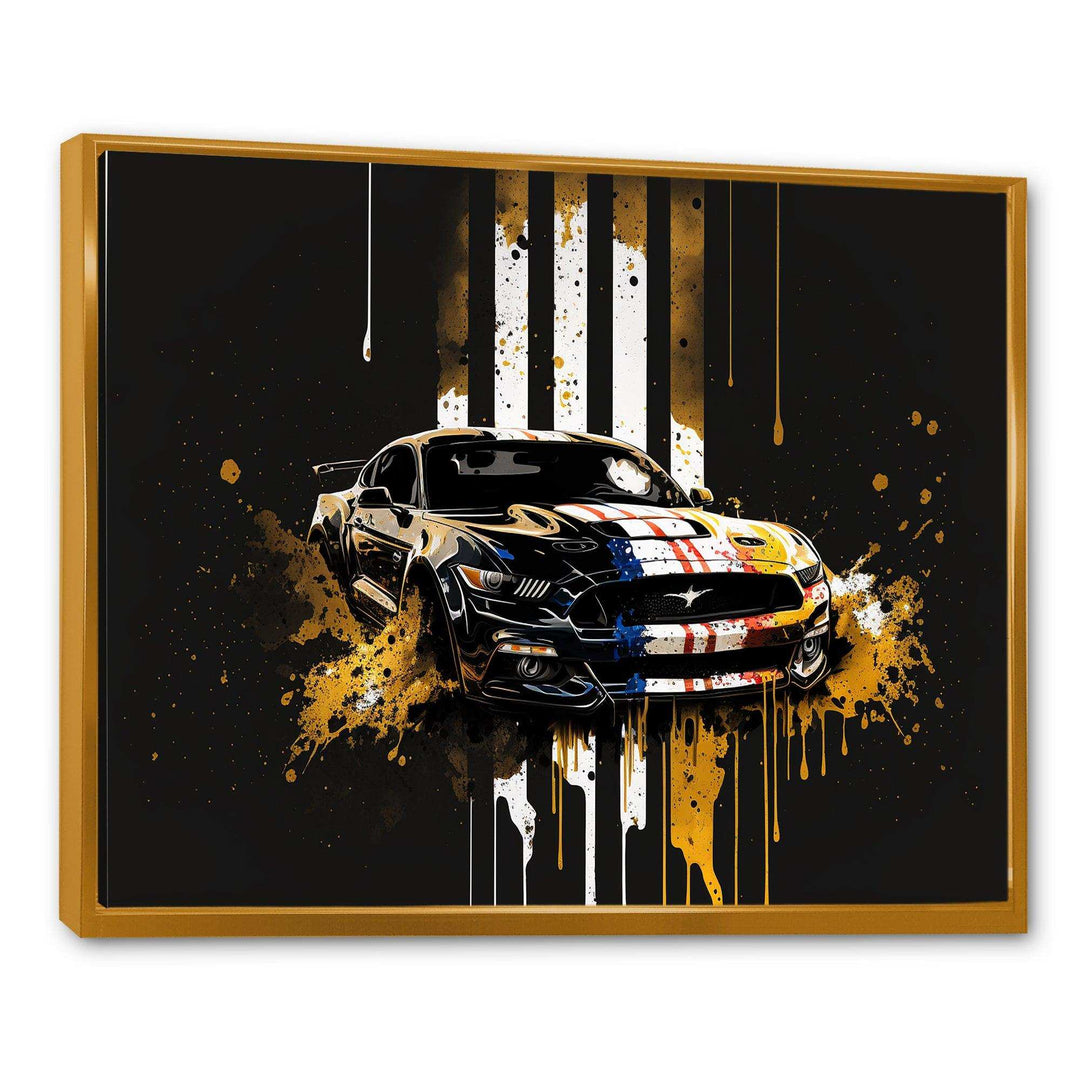 Black And Gold American Muscle I