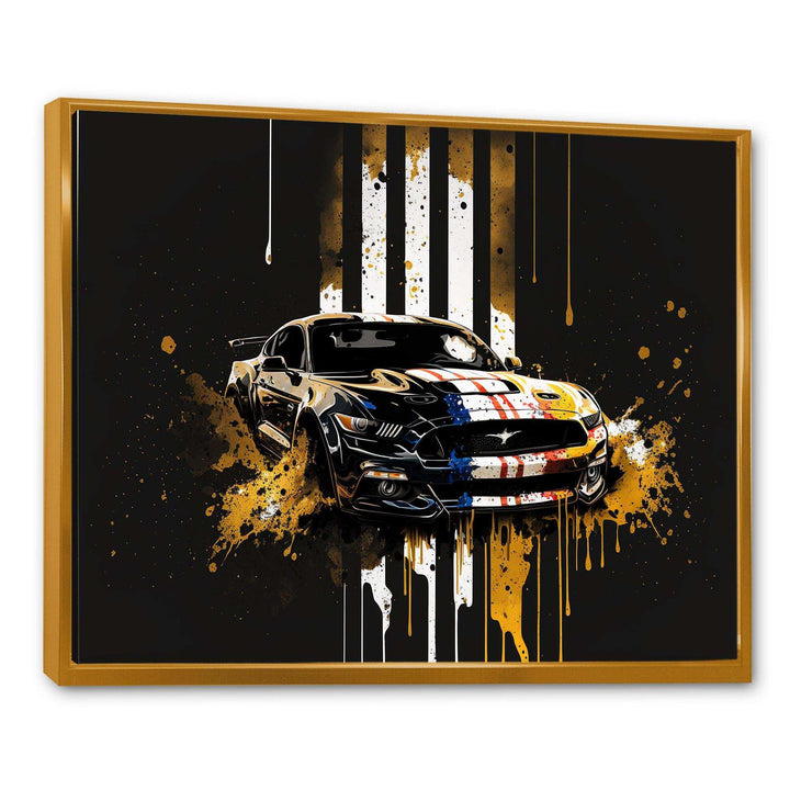 Black And Gold American Muscle I