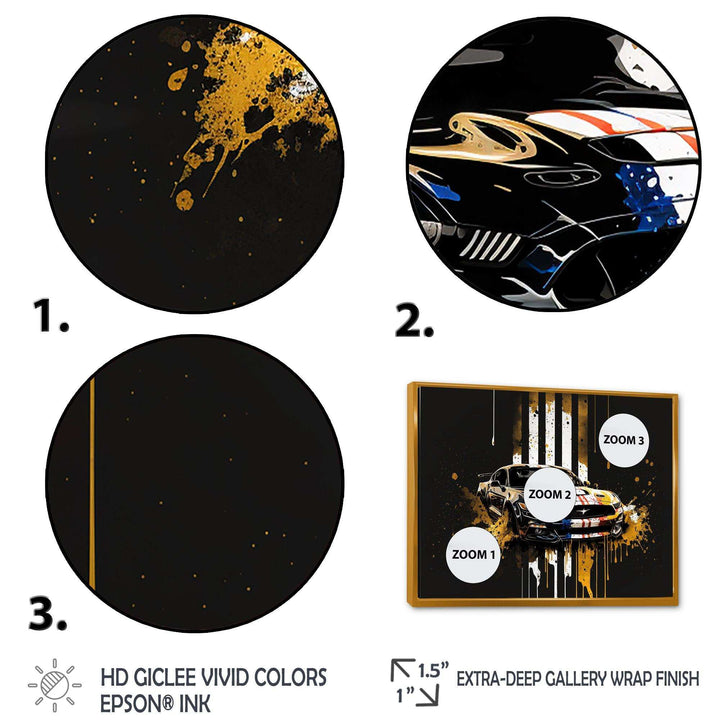 Black And Gold American Muscle I