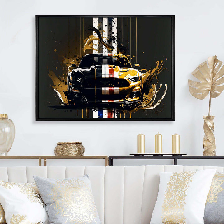 Black And Gold American Muscle II