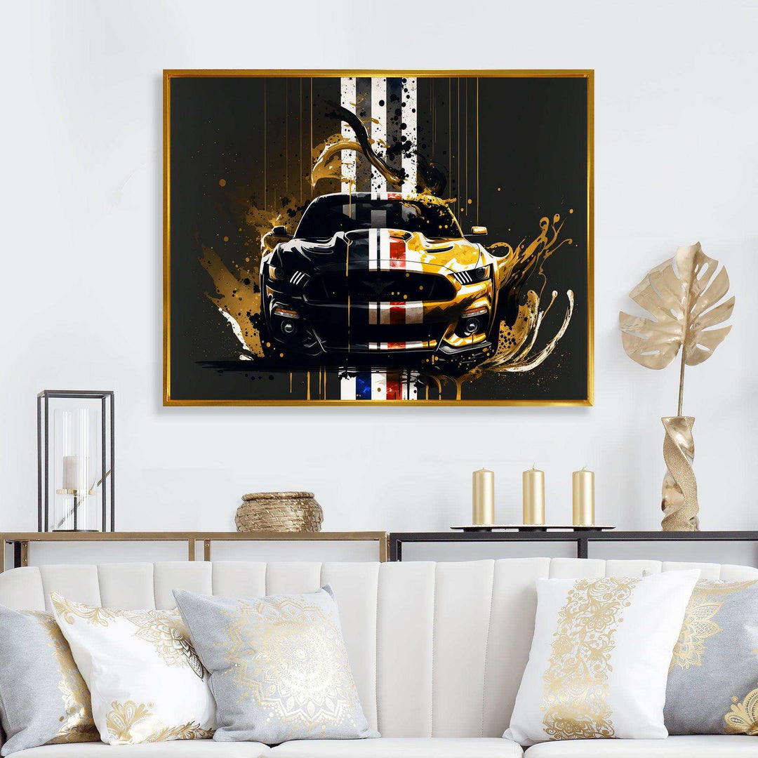 Black And Gold American Muscle II