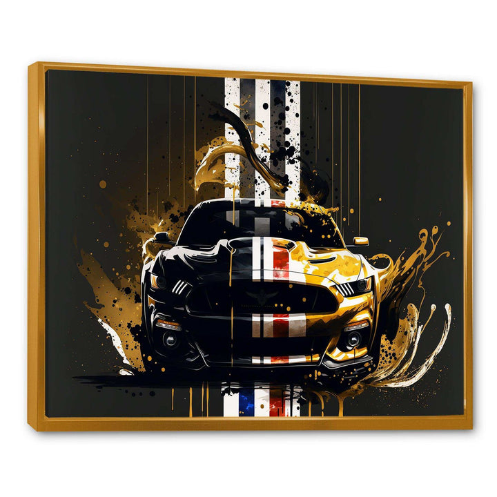 Black And Gold American Muscle II