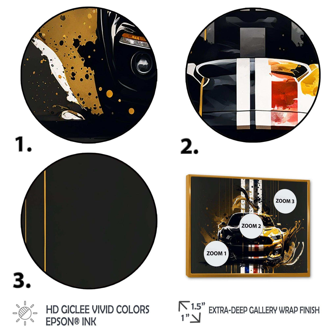 Black And Gold American Muscle II